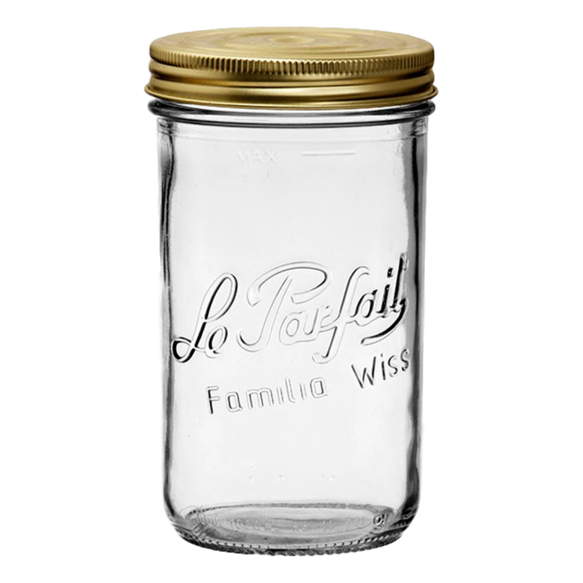 Le Parfait Familia Wiss Terrines - Glass Jars with 2-Piece Lids for Use with ChouAmi