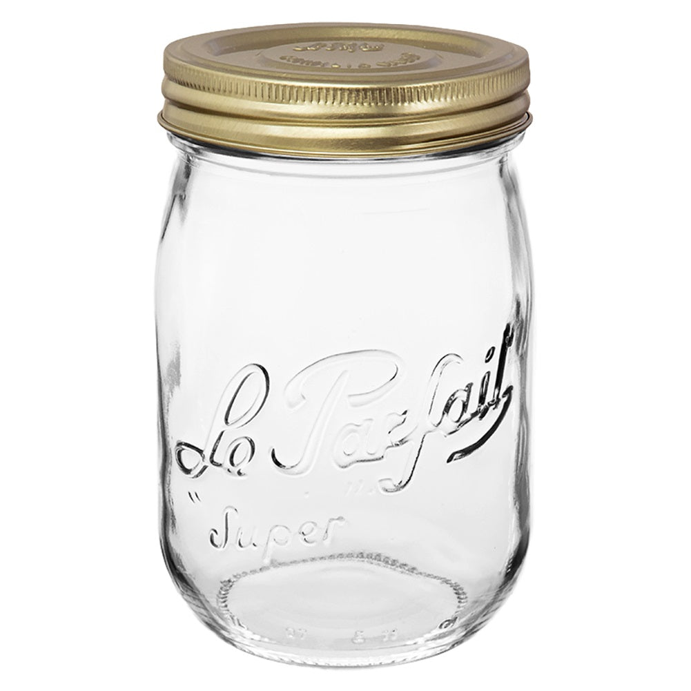 Le Parfait Screw Top Glass Jars for Use with ChouAmi