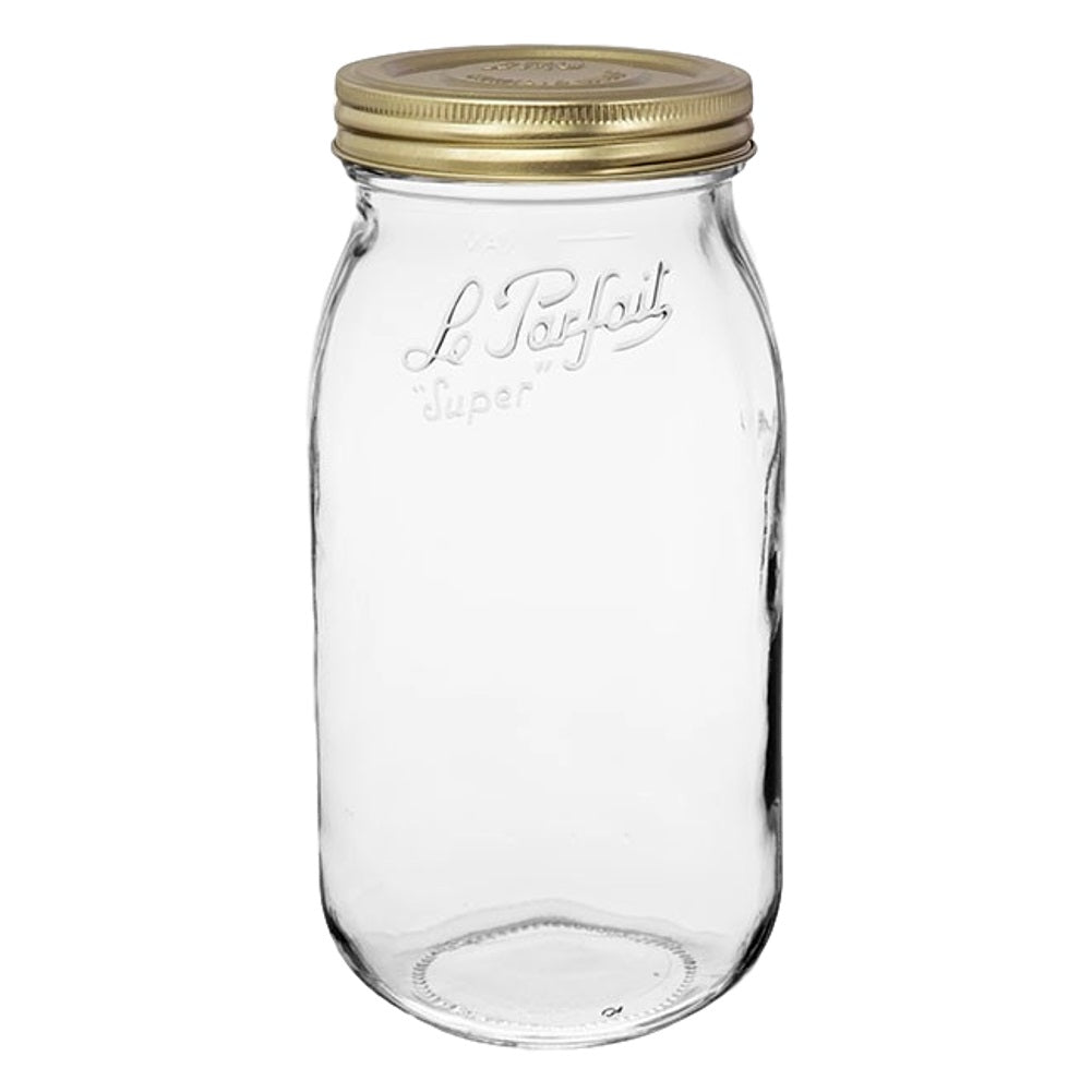 Le Parfait Screw Top Glass Jars for Use with ChouAmi