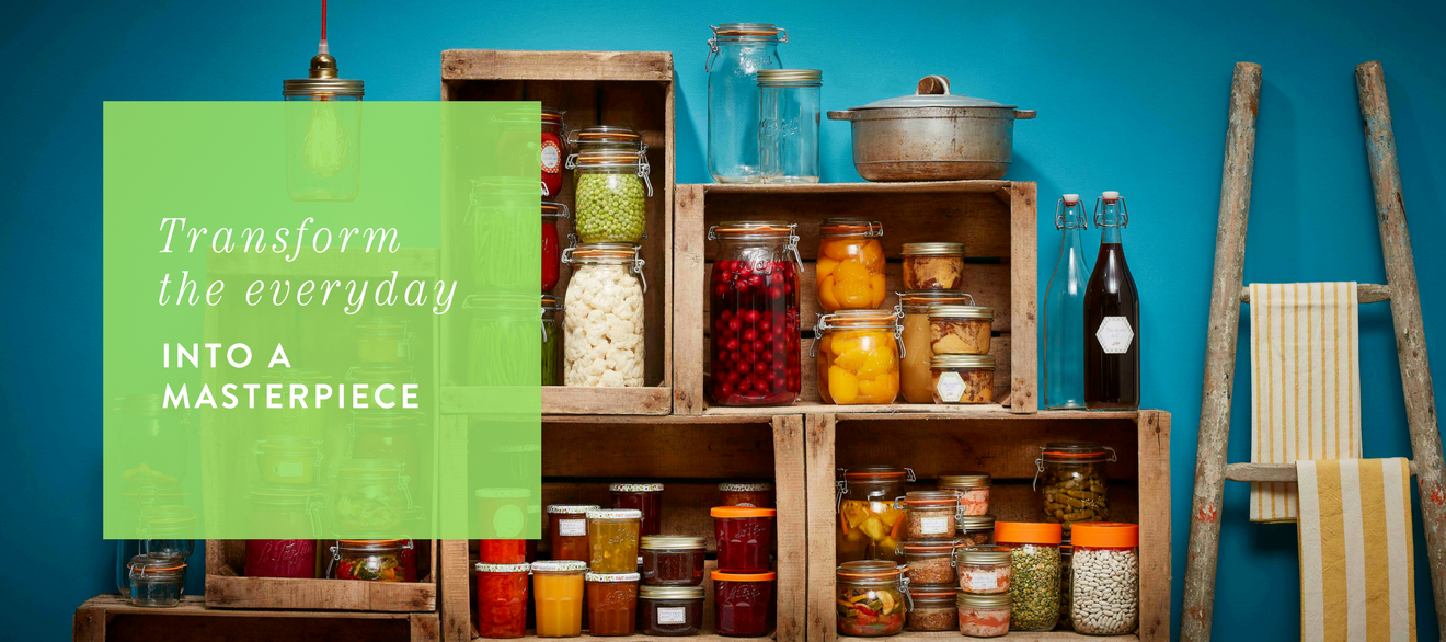 Le Parfait Screw Top Glass Jars for Use with ChouAmi