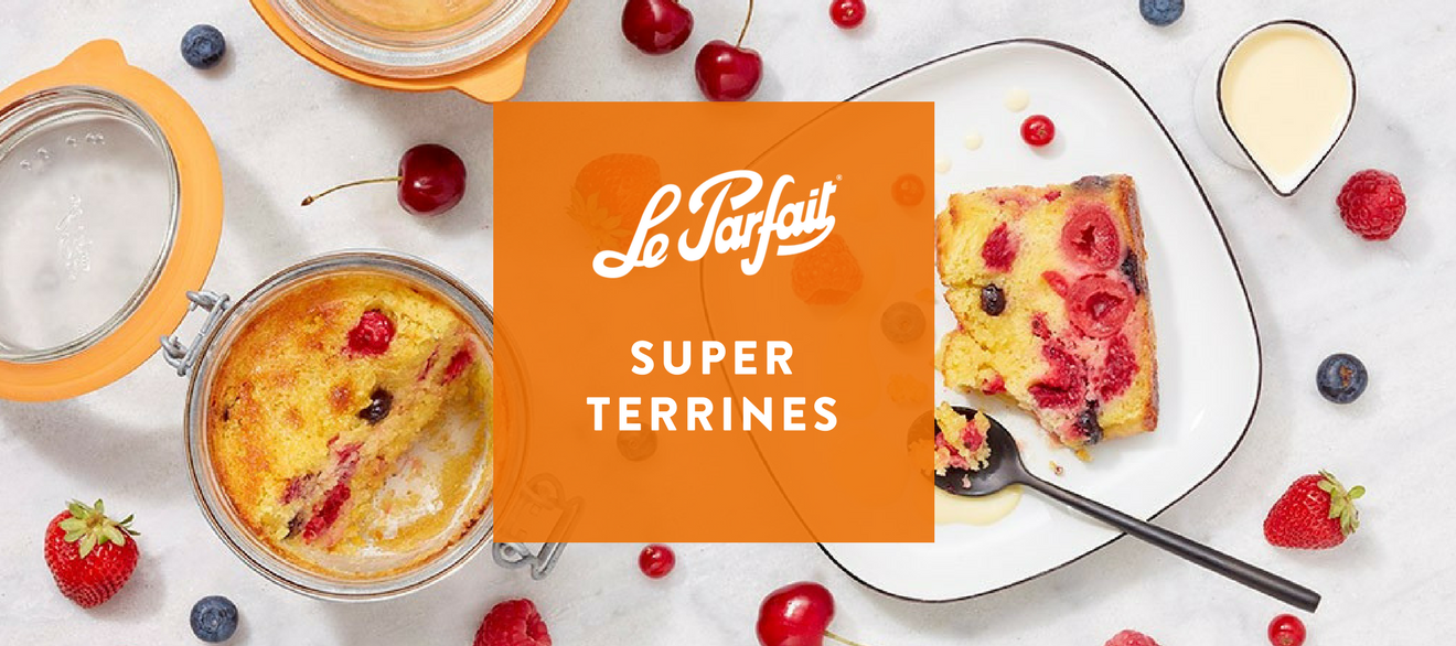 Le Parfait Flip Top Glass Jars for Storage and Gifting
