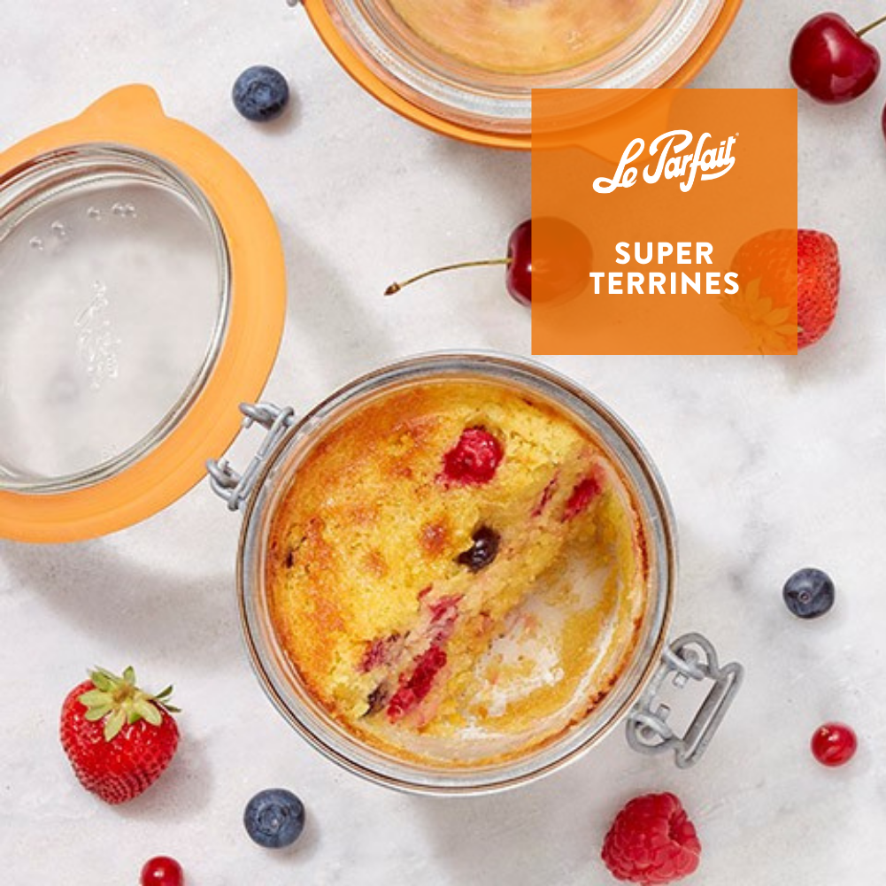 Le Parfait Flip Top Glass Jars for Storage and Gifting