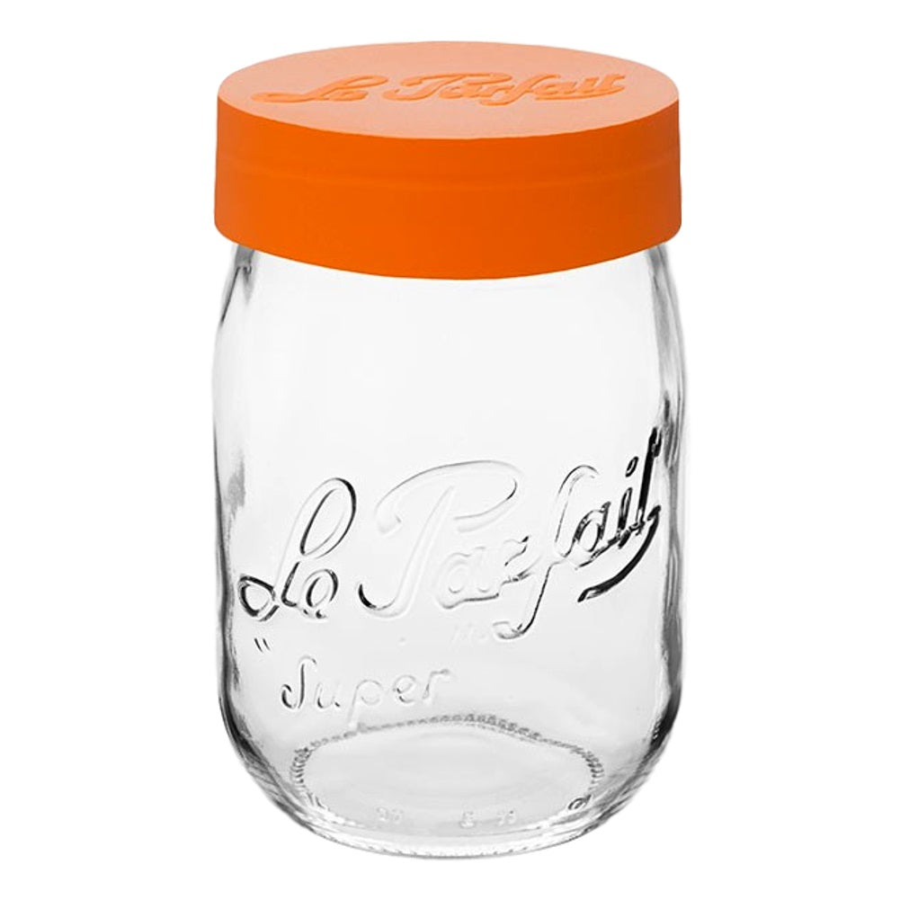 Le Parfait Screw Top Jars – Large French Glass Jars For Pantry Storage  Preserving Bulk Goods, 3 pk GLD / 96 fl oz - Fred Meyer